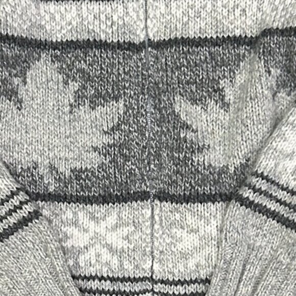 Canadiana Kids Cowichan-Style Sweater Sz M Cozycore Cabincore Heritage Winter - Picture 6 of 7